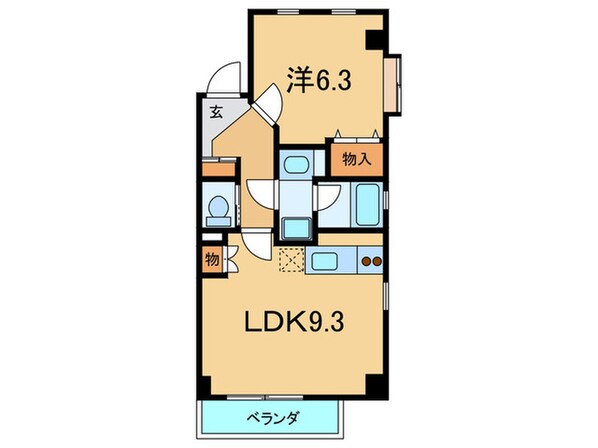 ルミエ－ル北口の物件間取画像